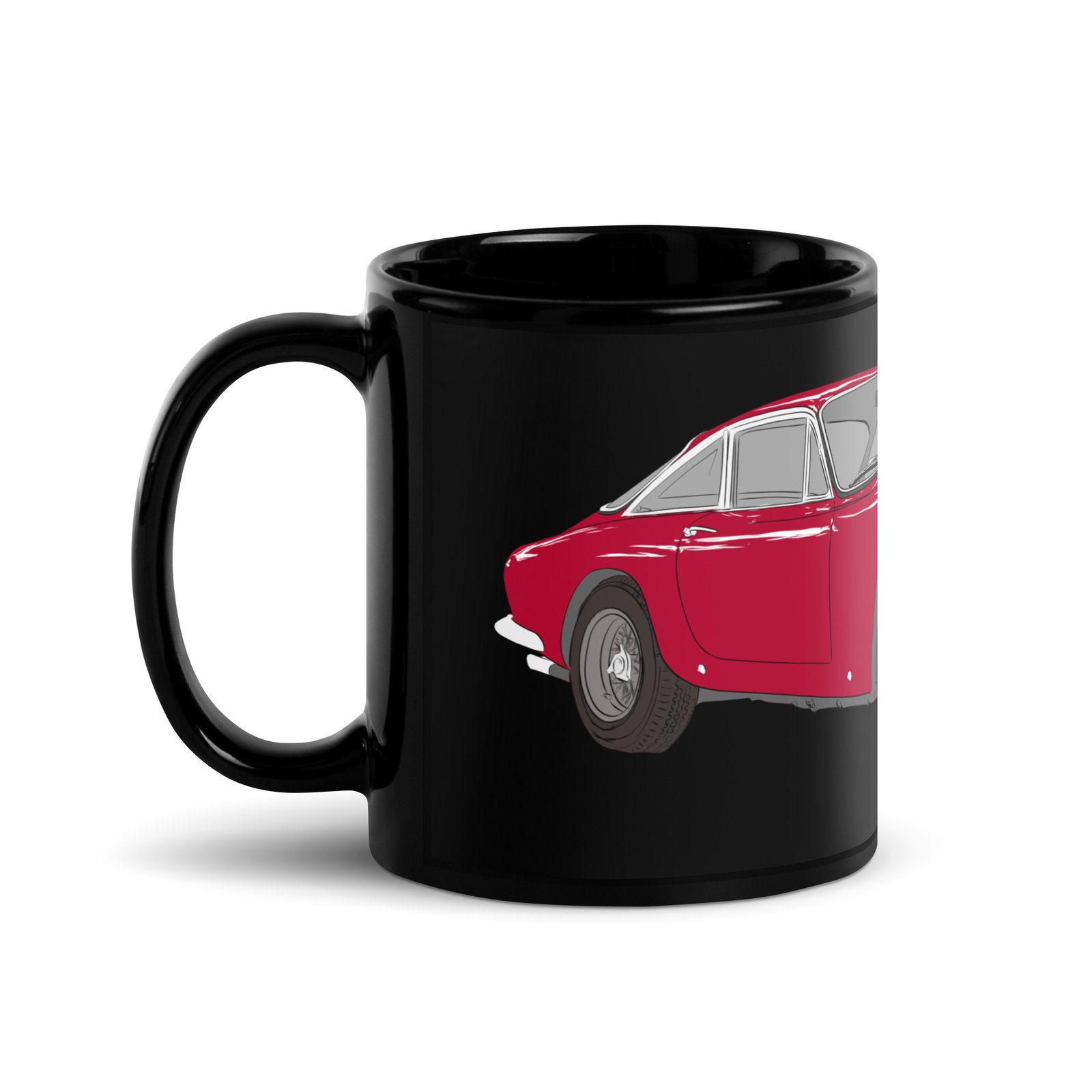 Lusso - Black Glossy Mug - Image 2