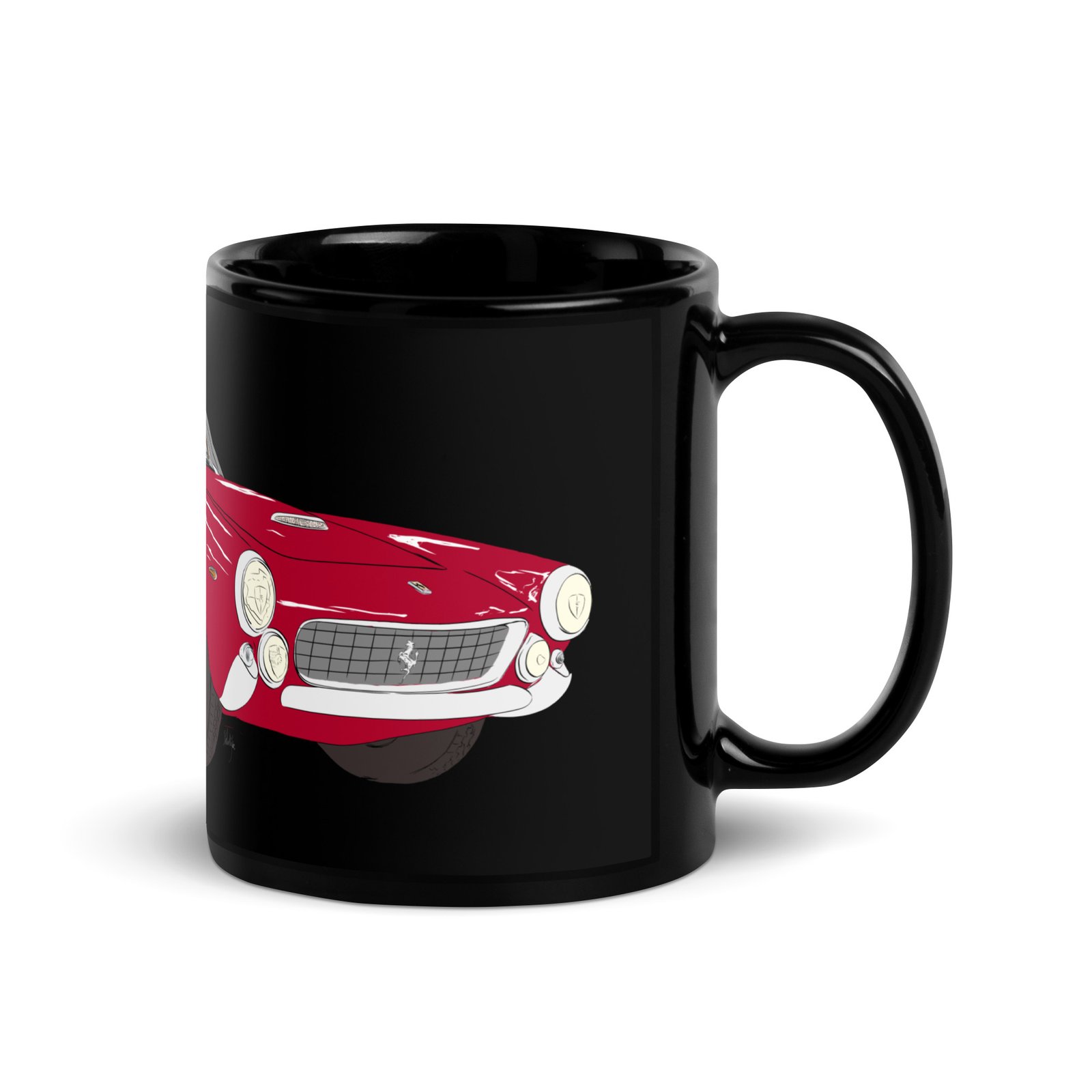 Lusso - Black Glossy Mug - Image 3