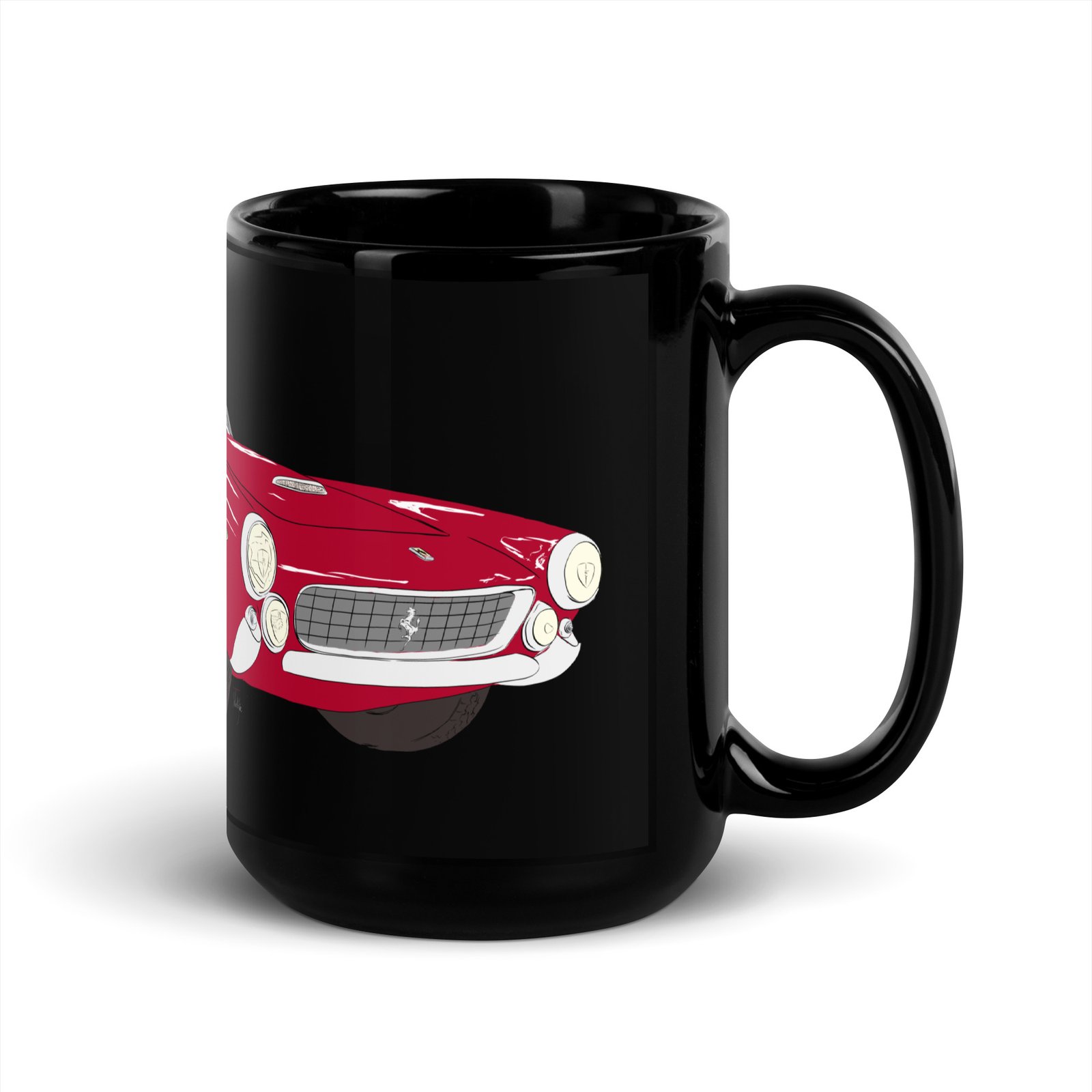 Lusso - Black Glossy Mug - Image 5