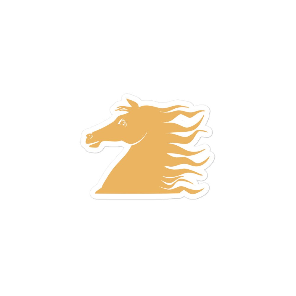 Horse Head Gold - Bubble-free stickers - Image 2