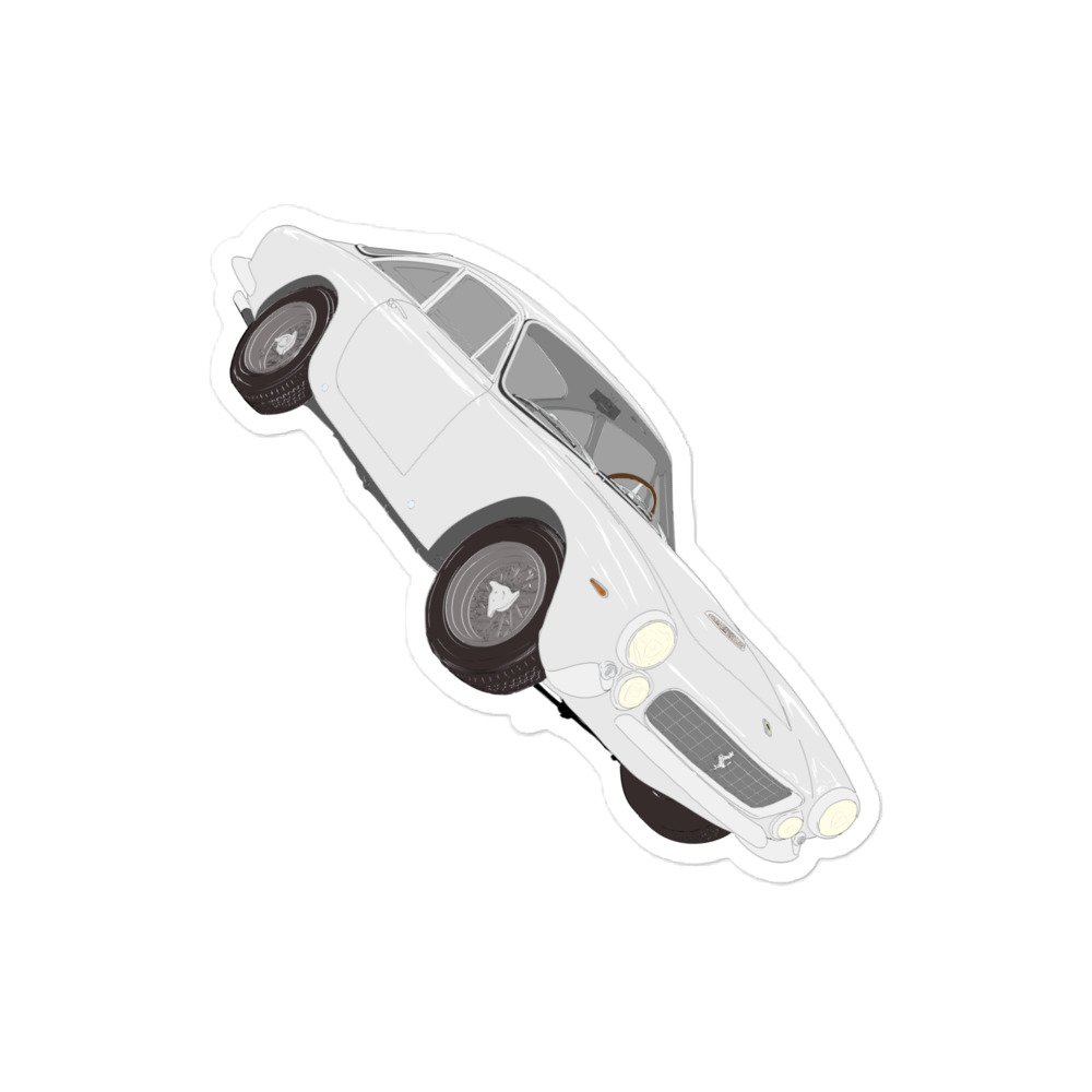 250 GT/L - WHITE - Bubble-free stickers - Image 3