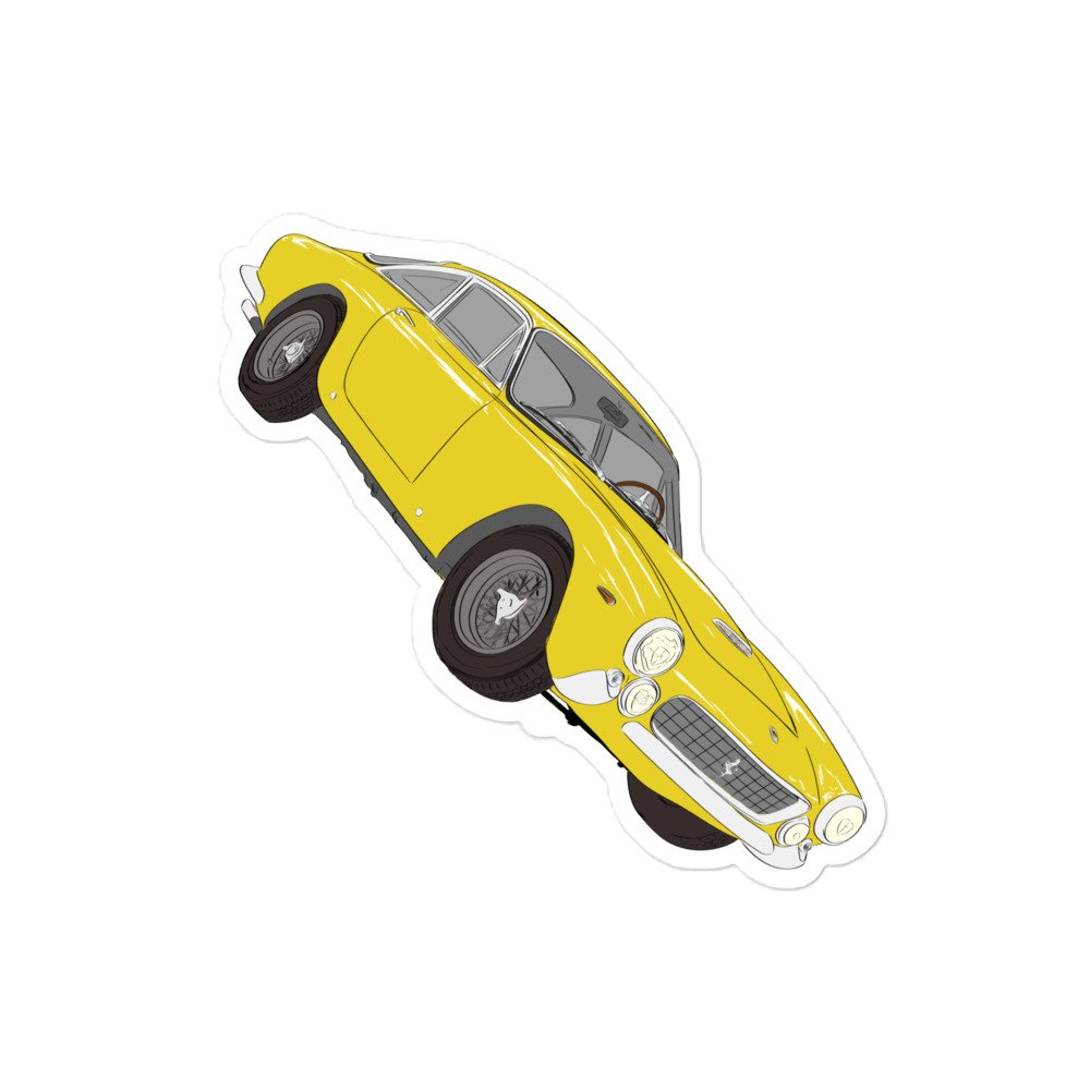 250 GT/L - YELLOW1 - Bubble-free stickers - Image 3