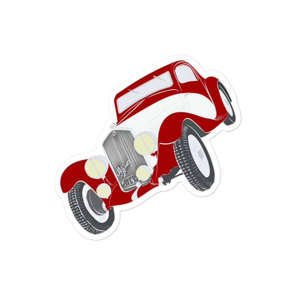 ALFA PARIS - RED - Bubble-free stickers - Image 3