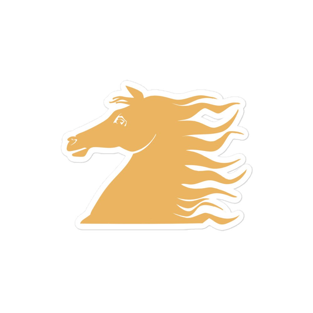 Horse Head Gold - Bubble-free stickers - Image 3
