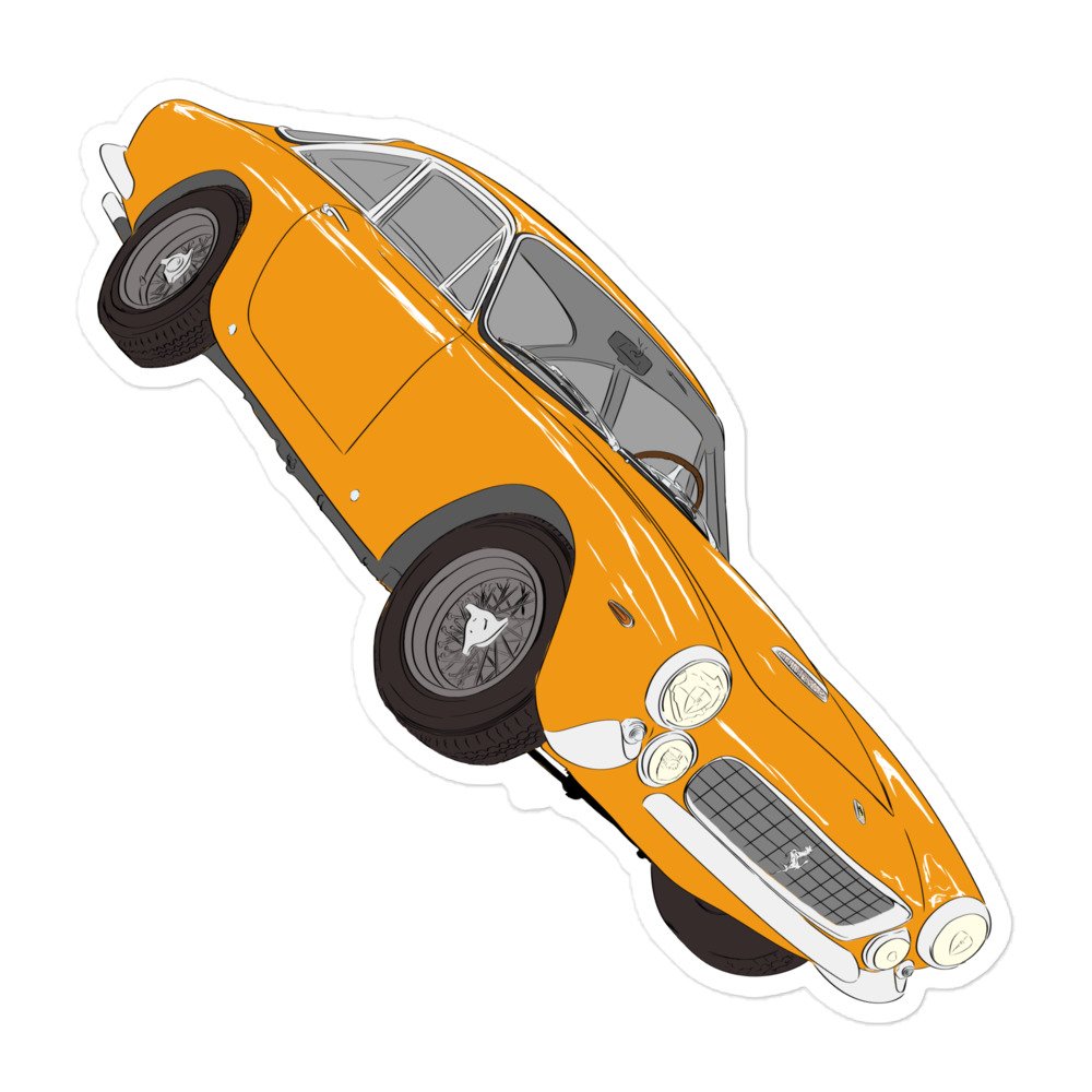 250 GT/L - ORANGE - Bubble-free stickers