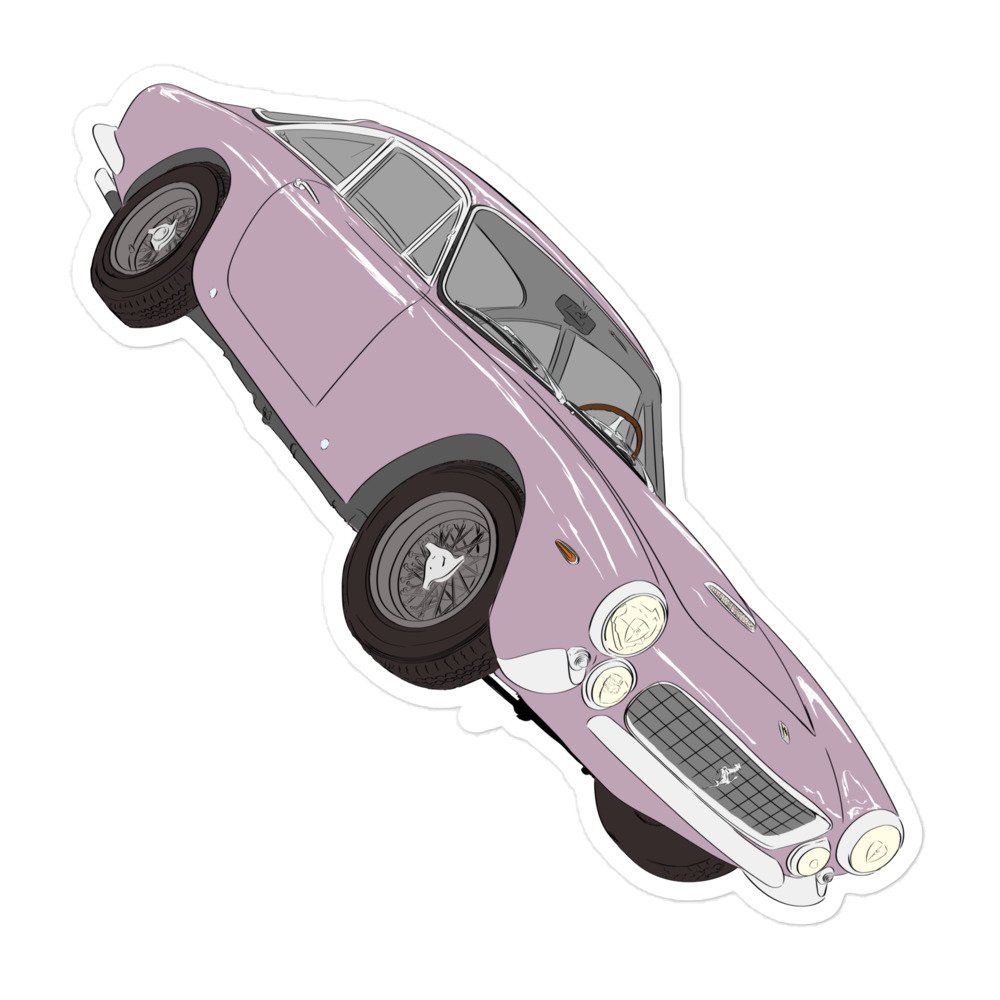 250 GT/L - PINK - Bubble-free stickers