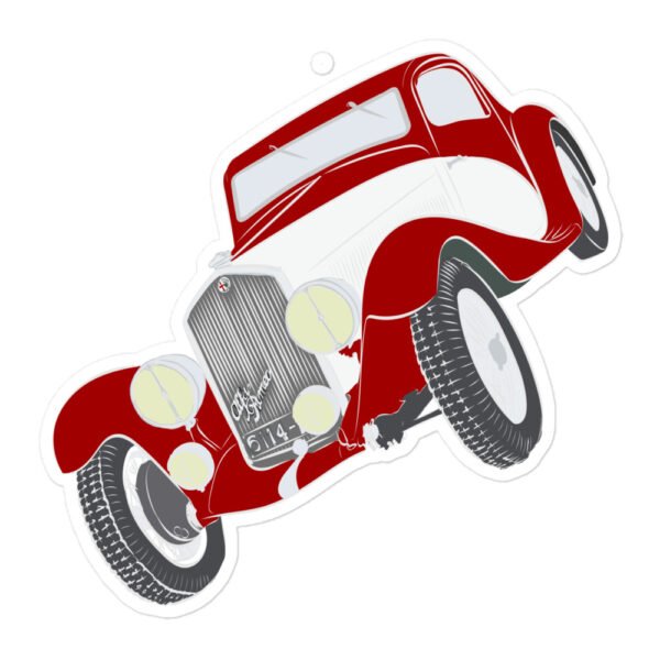 ALFA PARIS - RED - Bubble-free stickers