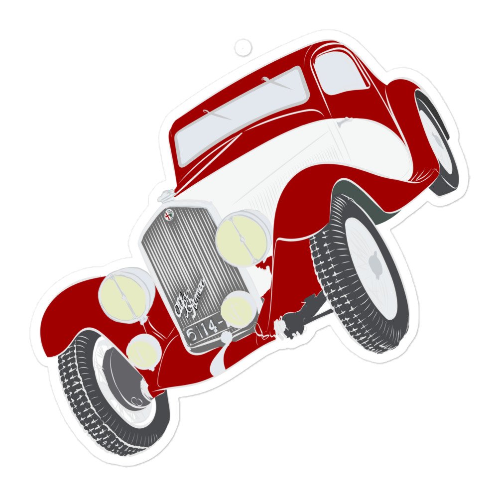 ALFA PARIS - RED - Bubble-free stickers