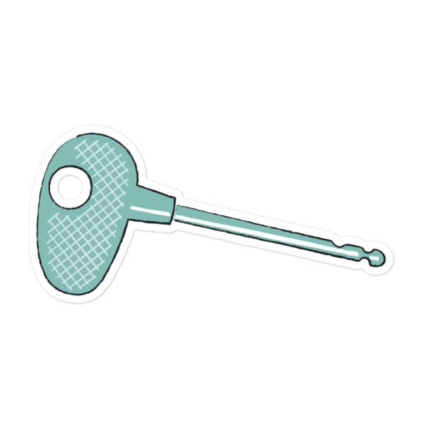 Race car Key - Bubble-free stickers