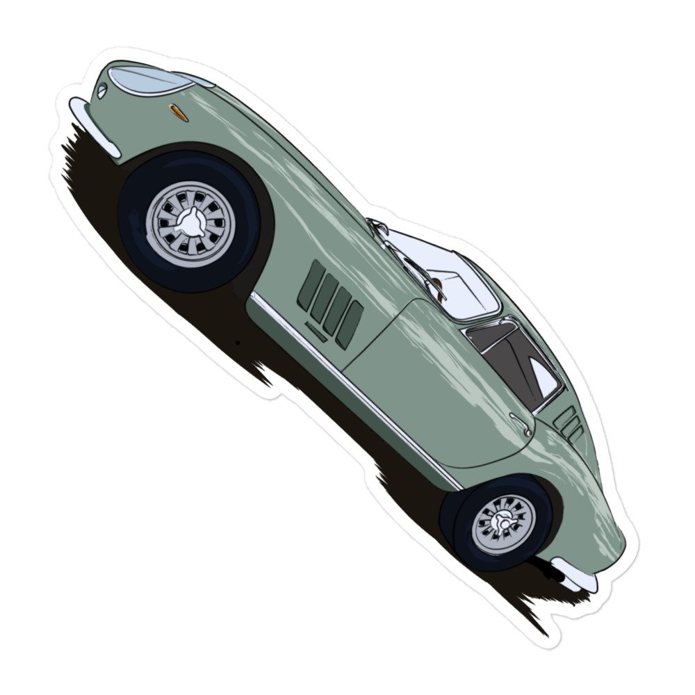 275 GTB - Green - Bubble-free stickers