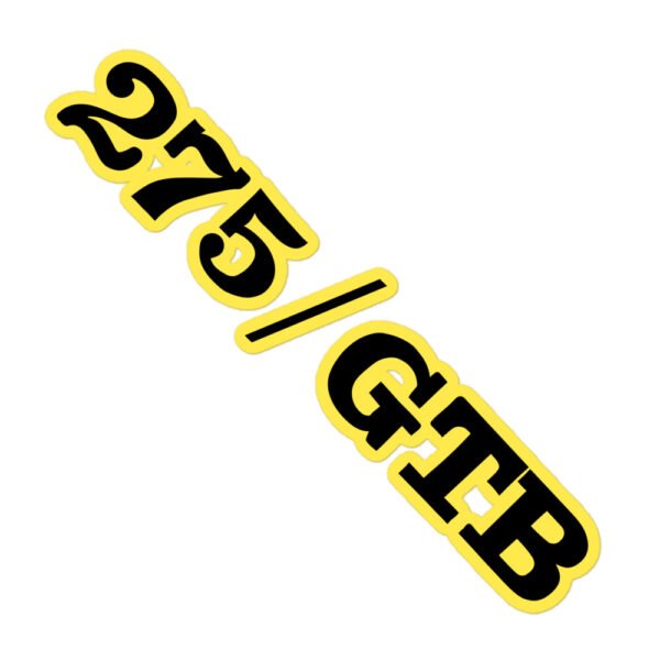 275 GTB - Bubble-free stickers